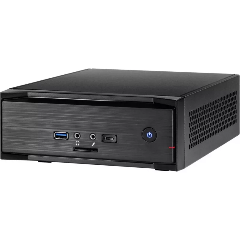 Inter-Tech MW-01 II korpuss Mini-ITX, USB 3.0 (A+C tips) melns, karšu lasītājs (88881244)