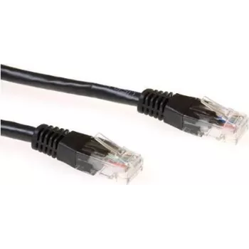 Ewent 1.0m Cat6 UTP tīkla kabelis melns 1 m U/UTP (UTP)