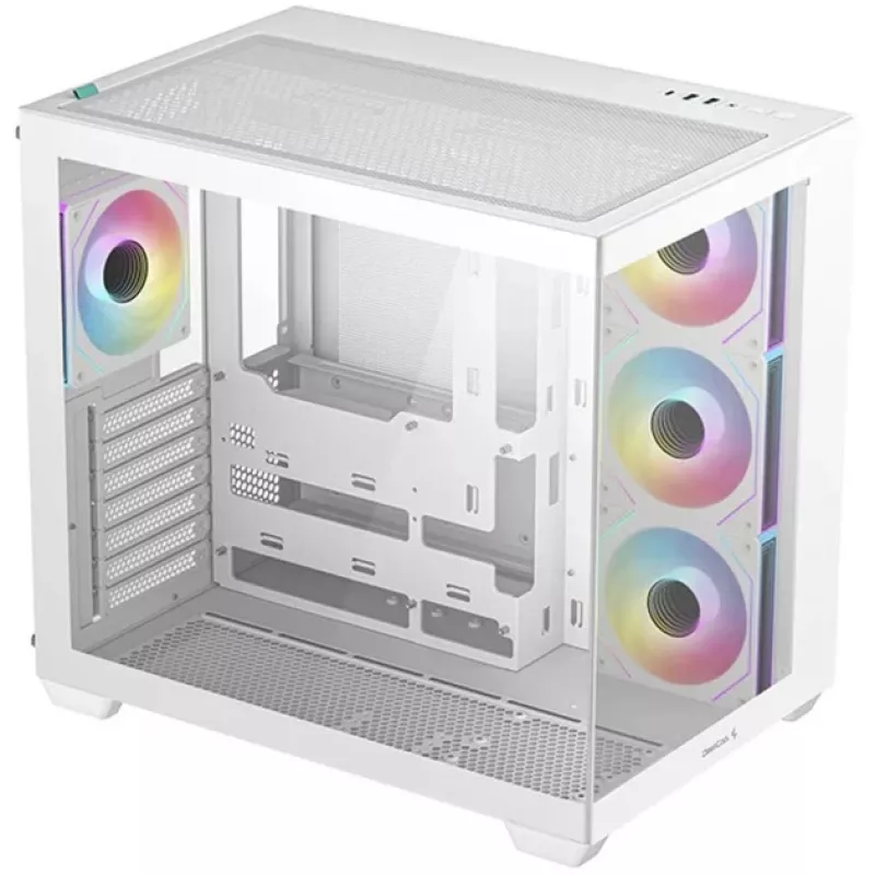 PC Case DeepCool CG530 4F WH Midi Tower balta