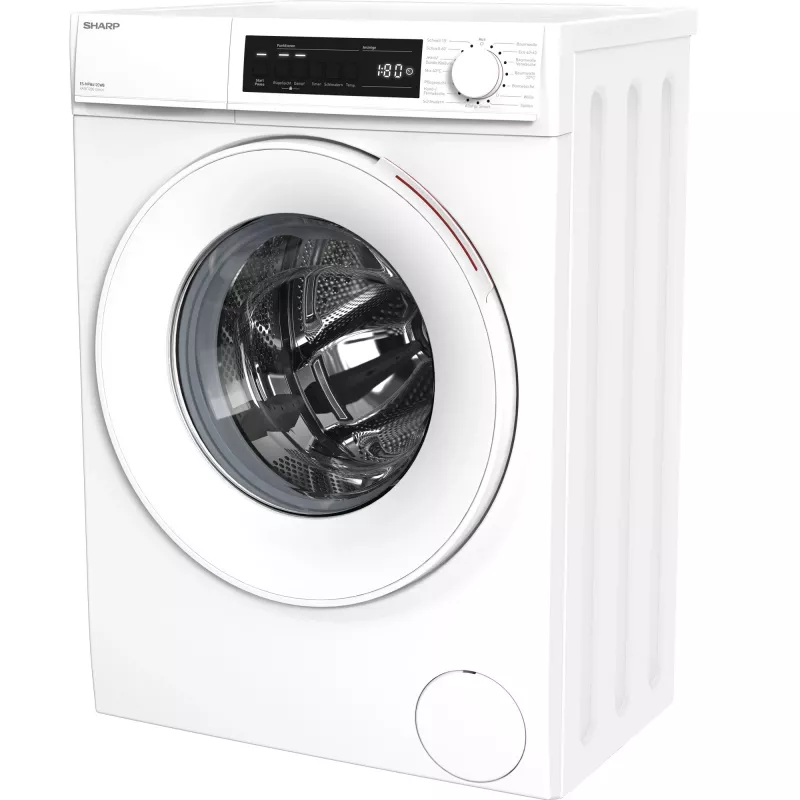Sharp ES-NFW612CWB-DE veļas mašīna ar priekšējo ielādi 6 kg 1200 apgr./min balta