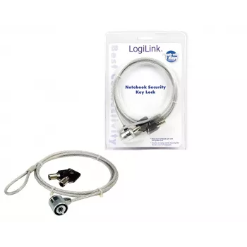 Piezīmjdatora drošības slēdzene LogiLink nbs003 1,5 m