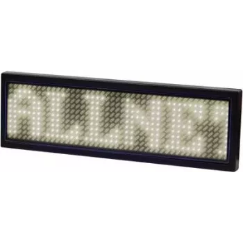ALLNET elektroniskā programmējamā nosaukuma plāksnīte Serial - krāsa balta (ALLNTAGWv2)