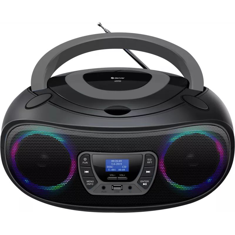 Personīgais CD atskaņotājs Denver TDB-212GR pelēks 3,6 W DAB+ FM