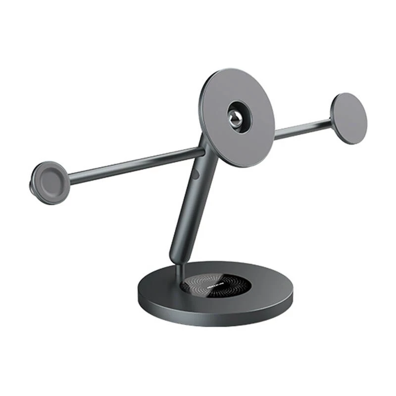 Tablet and Watch Mount Nillkin SnapBranch Modular — pelēks, modulārs statīvs planšetdatoram un viedpulkstenim
