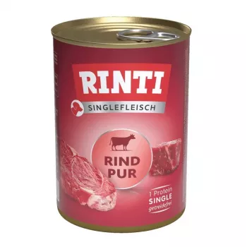 RINTI Singlefleisch Pur Beef - mitrā suņu barība - 400 g