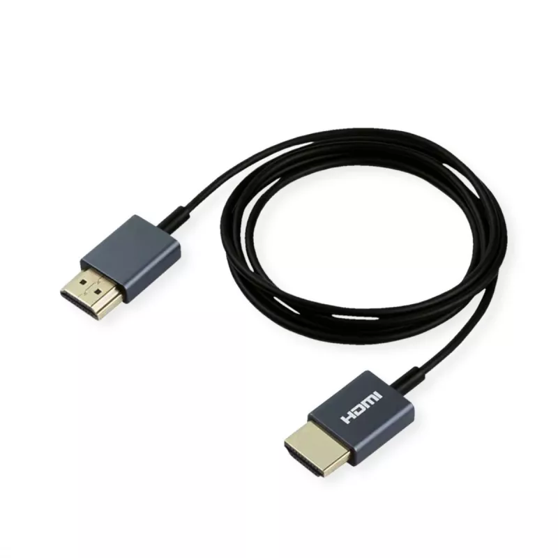ROLINE HDMI-Coaxial kabelis ultraschlank 4K60 ST/ST - Kabelis - Digitālais/Displeja/Video (11.04.5938)