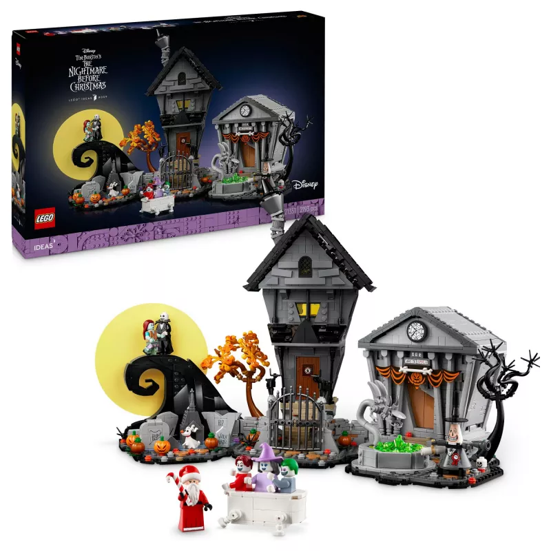 LEGO Ideas - Tim Burtona Disney filma „Murgs pirms Ziemassvētkiem” (21351)