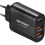 VOLTCRAFT UC-3ACX001 VC-12231145 USB lādētāja kontaktligzda, izejas strāva (maks.) 3000 mA, 3 x USB, USB-C™ ligzda (Power Delivery) (VC-12231145)