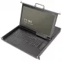 KVM Console Digitus 17 inch HD LCD 8-Port VGA German tastatūra