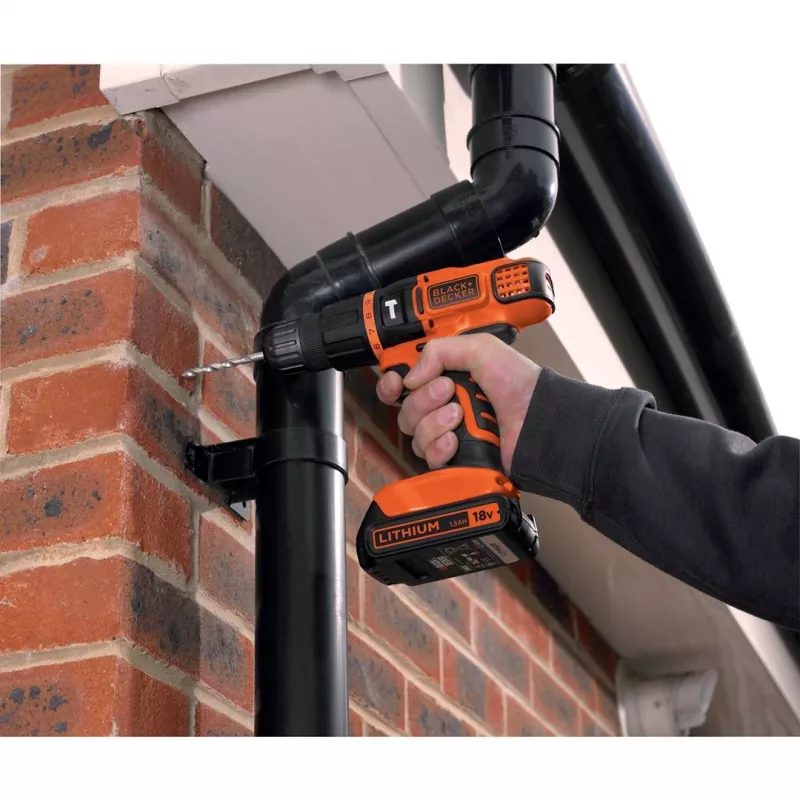 Pistoles roktura urbis Melns & Decker BDCH188N-XJ 1350 RPM, 18V