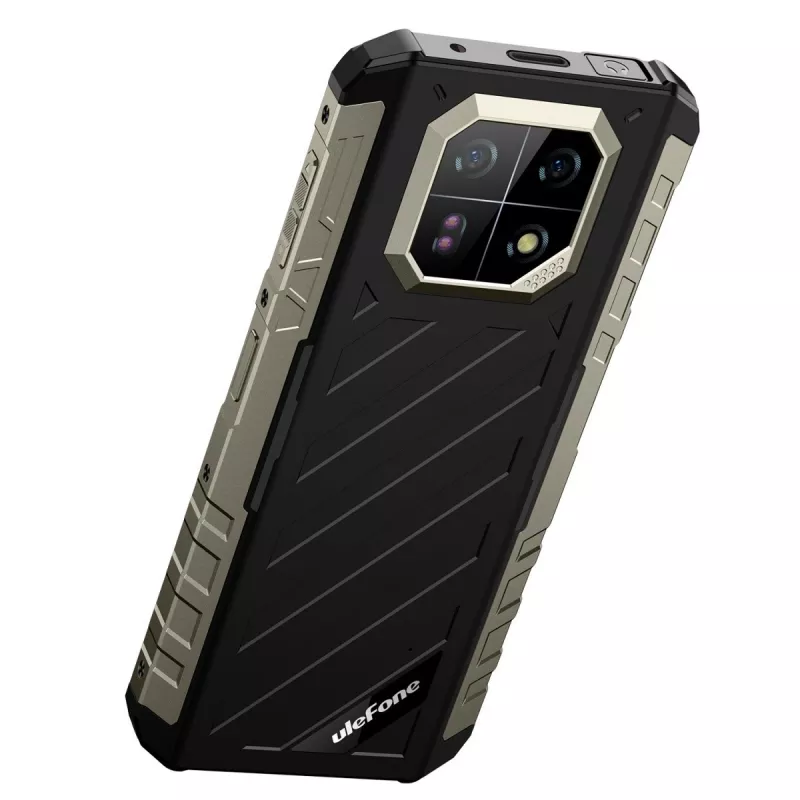 Viedtālrunis UleFone Armor 22 — MediaTek Helio G96, 8 GB RAM, 256 GB atmiņa, melns