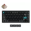 Mehāniskā tastatūra Keychron Q1 Ultra 8K — 75% izkārtojums, USB + RF bezvadu + Bluetooth, RGB, melna