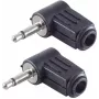 shiverpeaks BS51100-W2 vadu savienotājs 3,5 mm Melns Vīrišķais 2 gab.