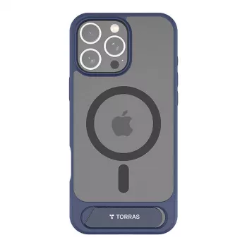 Torras Pstand sērijas telefona maciņš iPhone 16 Pro — zils, plāns, viegls aizsargvāciņš