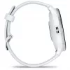Viedpulkstenis GARMIN Venu 3 — 1,4 collu AMOLED, 45 mm korpuss, GPS, Wi‑Fi, 8 GB, Sudraba/Balts, silikona siksna