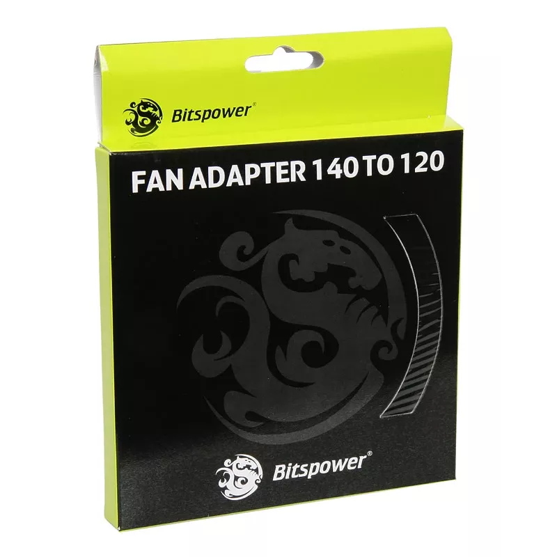 Montāžas komplekts BitsPower BP-FA140120-BK 140 mm ventilatoriem, melns