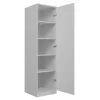Skapis Top e Shop SD-50 BI ar 5 plauktiem, 1 durvīm, balts rāmis