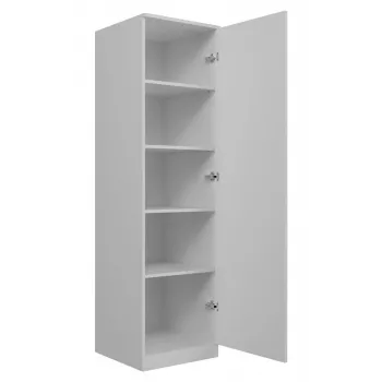 Skapis Top e Shop SD-50 BI ar 5 plauktiem, 1 durvīm, balts rāmis
