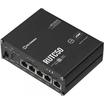 TELTONIKA NETWORKS RUTC50 V2 eSIM 5G/4G/LTE/3G WiFi 6 maršrutētājs