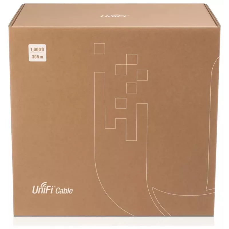 Tīkla kabelis Ubiquiti U-Cable-C6-CMP U/UTP Cat6 305m Balts