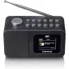 Galda radio Lenco CR-625BK — FM/AM uztvērējs ar Bluetooth, melns