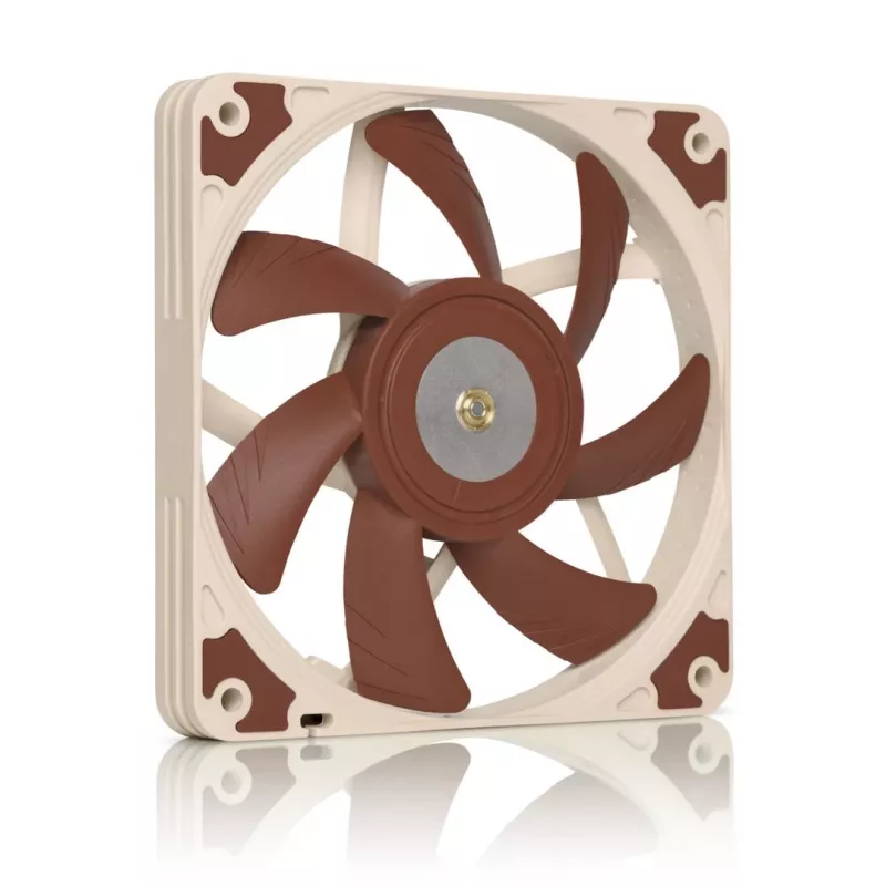 Ventilators Noctua NF-A12x15 FLX — 120 mm plāns 15 mm datora korpusa ventilators, 12 V, 1850 apgr./min, 94.2 m³/h, 23.9 dB, 3 kontaktu
