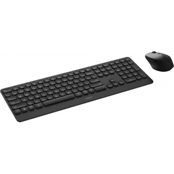 Tastatūras un peles komplekts RAPOO 9390M — bezvadu kompakts dizains, komplekts