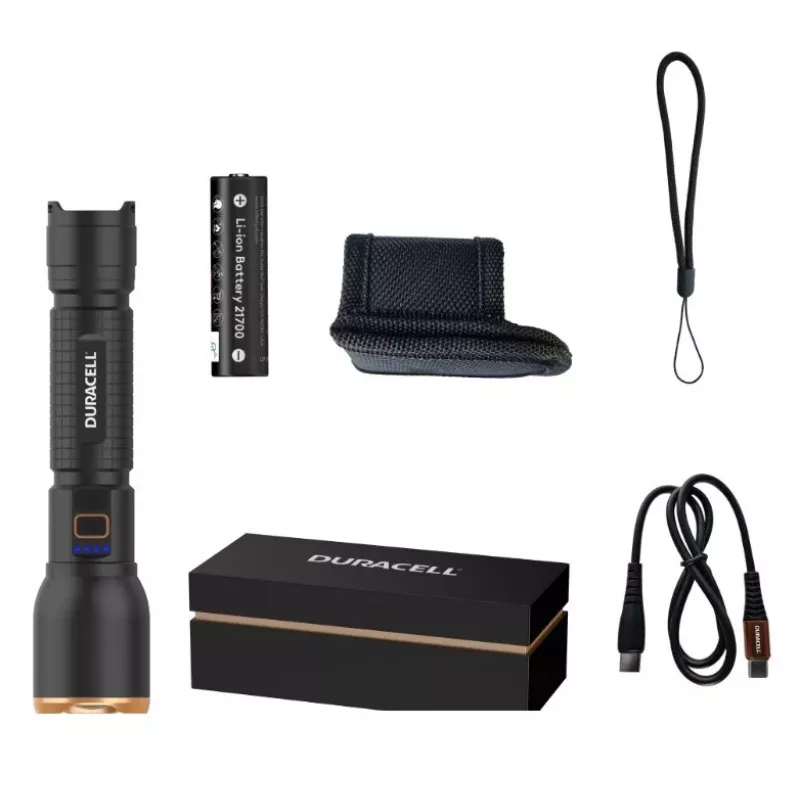 Lukturis Duracell DF3000R, melns