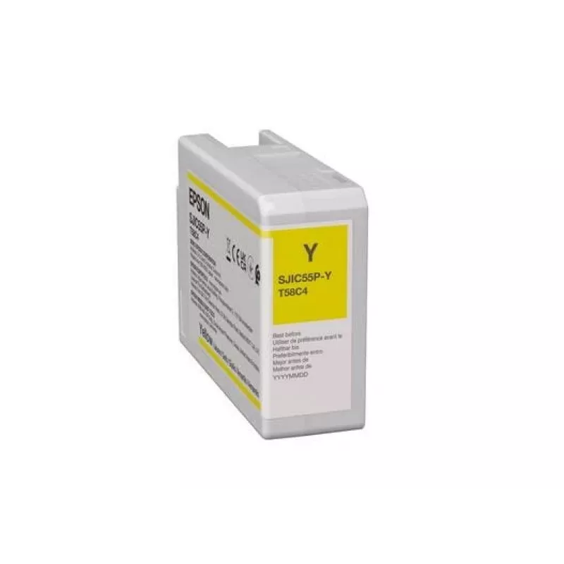 Epson SJIC55(Y) tintes kasetne ColorWorks CW-D6500/D6000 dzeltena
