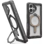 UAG Urban Armor Gear Plasma XTE MagSafe statīva maciņš | Apple iPhone 17 | pelnu (caurspīdīgs)/titāna | 114526113136 (114526113136)