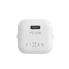 USB-C ceļojumu lādētājs FIXED FIXC20M-CL-WH ar iebūvētu USB-C uz Lightning kabeli, 20W