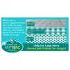 Vannas paklājiņš Beldray LA032647LGRYUFFEU7 Antibac Chevron, atmiņas putas, antibakteriāls, pelēks