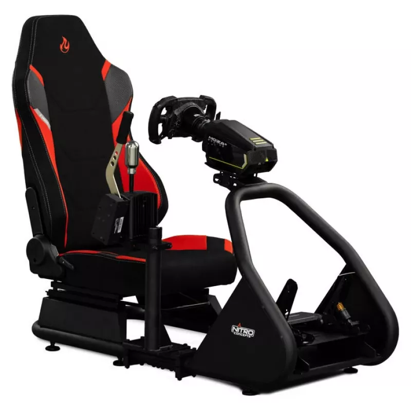 Spēļu krēsls Nitro Concepts S-Racer GAZU-1012 — ergonomisks dizains, regulējami roku balsti