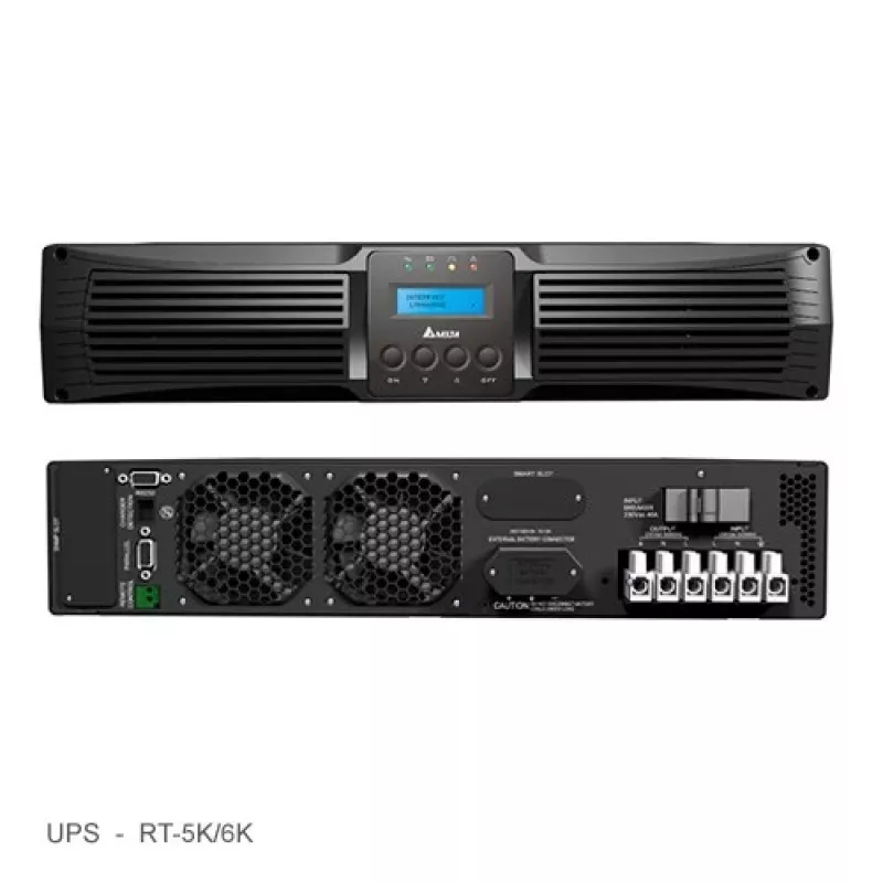 Nepārtrauktās barošanas avots Delta UPS602R2RT0B035 6000VA 230V plaukts/tornis