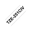 Brother TZ-251 laminēta lentes etiķešu izgatavošanas lente