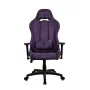 Spēļu krēsls Arozzi Torretta SoftFabric violeta — ergonomisks dizains, regulējami roku balsti, noliecama atzveltne
