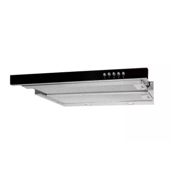 Akpo WK-7 Light Glass 50 zemskapja tvaika nosūcējs Nerūsējošais tērauds, Melns