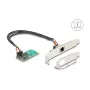 DeLOCK 95268 iekšējais RJ-45 adapteris Mini PCI Express 2.5 Gbit/s