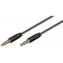 Microconnect IPOD016 audio kabelis 2 m 3.5mm melns