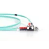 DIGITUS - Patch-Cable - ST multi-mode (M) - ST multi-mode (M) - 3 m - Šķiedru optika - 50/125 mikroni - tirkīza