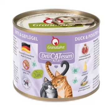 Slapjā kaķu barība Fox4Pets DeliCATessen Pīle un mājputni 200 g, pilnvērtīga pieaugušu kaķu barība, 80% mitruma