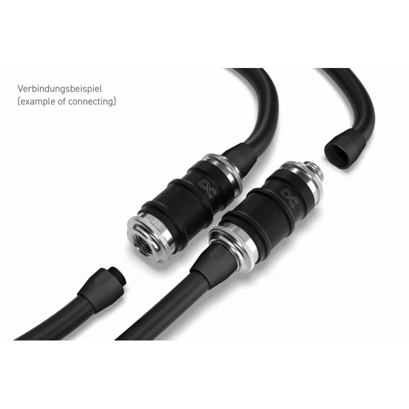 Ūdens bloku adapteris Alphacool ES Quick-Release Connector 13876 misiņš niķelis plastmasa melns hroms
