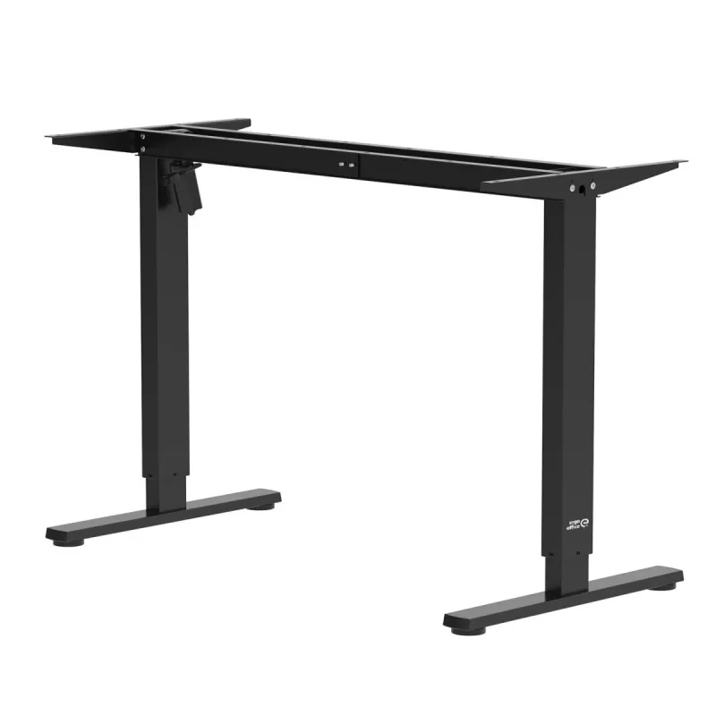 Ergo Office elektriski regulējams galds, maks. augstums 1160 mm, maks. slodze - 80 kg, bez sēd-stāv galda virsmas, melns, ER-400 B