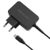 Qoltec 52386 GaN POWER PRO lādētājs | 1xUSB-C | 65W | 5-20V | 3-3.25A | Melns