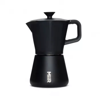 Stovetop Moka Pot MiiR New Standard MLP1SN12002 — 300 ml, melna