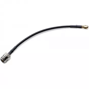 Antenas adapteris Lancom Systems AirLancer AN-RPSMA-NJ — RPSMA (vīrišķais) uz N (ligzda), 200 mm, melns