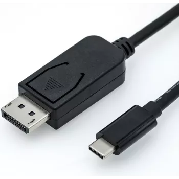 Roline - ārējais video adapteris - USB-C 3.1 - DisplayPort - melns