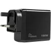 PD lādētājs INTER-TECH PD-3100 100W USB-C melns ātrs strāvas adapteris