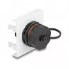 DeLOCK Easy 45 modulis tīkla RJ45 Cat.6A 45x45mm 1000 Mbit/s Melns