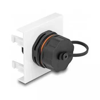 DeLOCK Easy 45 modulis tīkla RJ45 Cat.6A 45x45mm 1000 Mbit/s Melns